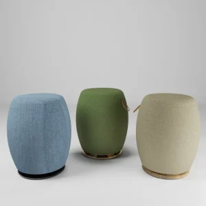 Juego de 3 muebles oscuros