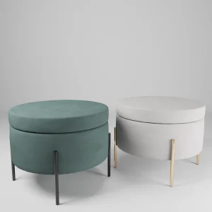 Sillas circulares con patas